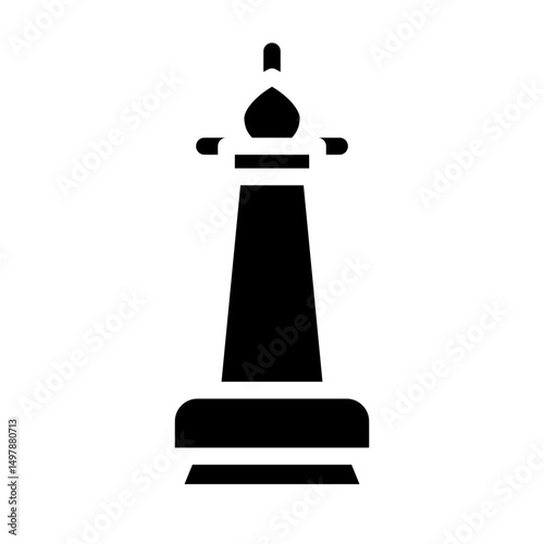 bishop glyph icon