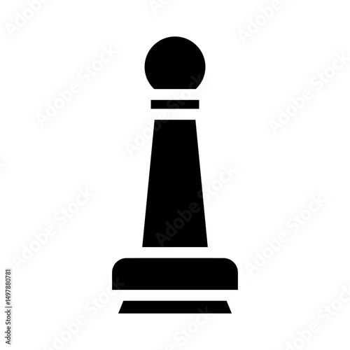 chess pawn glyph icon