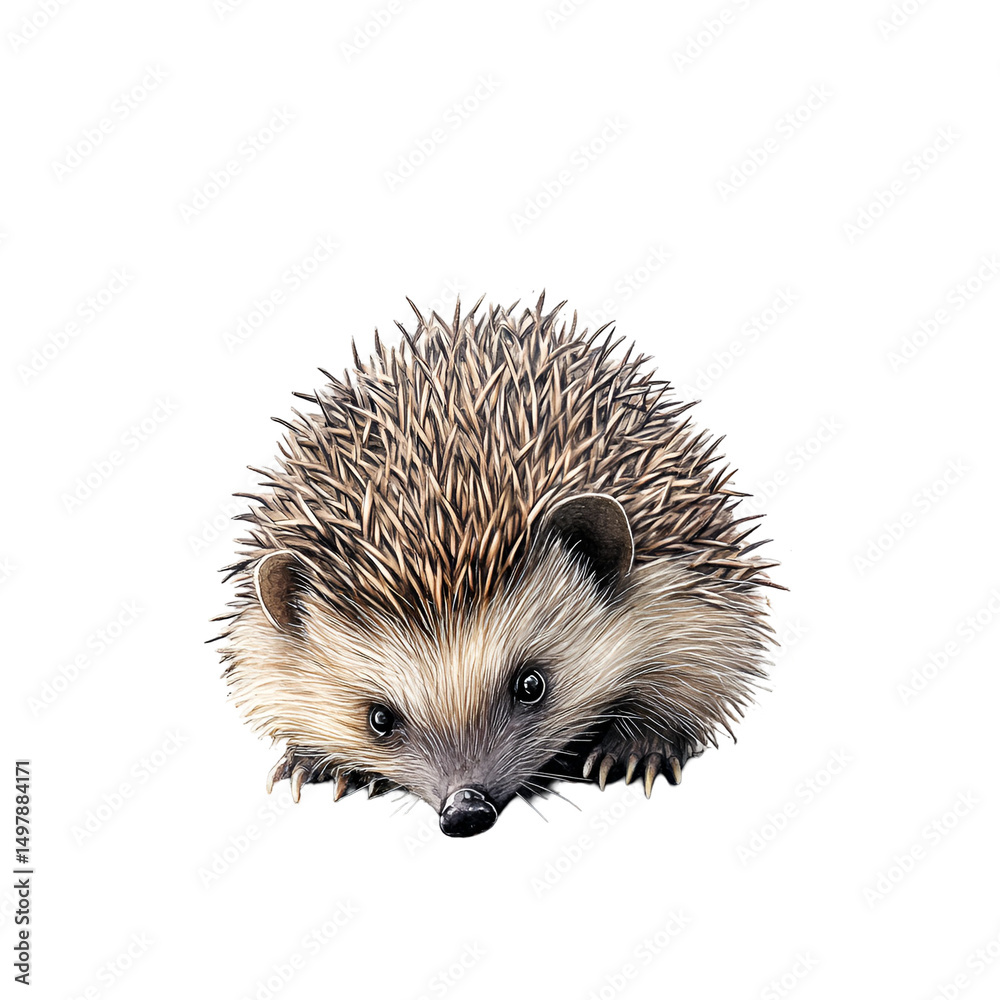 Obraz premium Adorable Hedgehog Closeup Wildlife Nature Animal