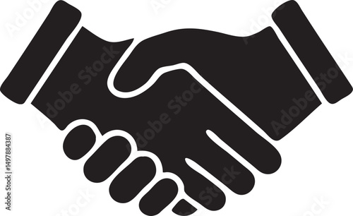  Business Handshake Agreement Symbol Silhouette