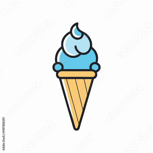 ice cream vector illustration
