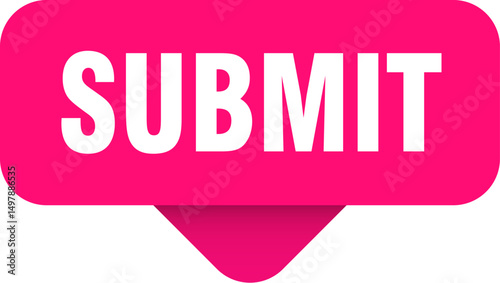 submit sticker. submit sign on transparent background