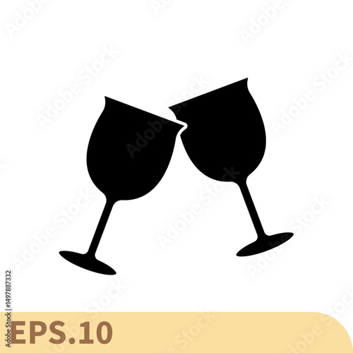 cheers icons symbol vector elements for infographic web
