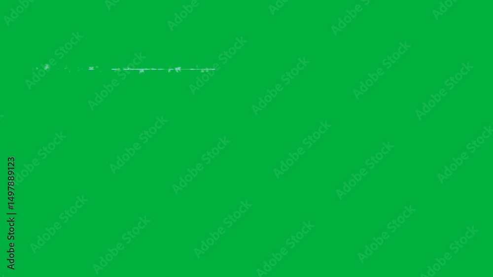 abstract green background Laser VFX and rocket launch on green screen