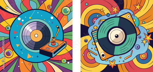 abstract background with circles