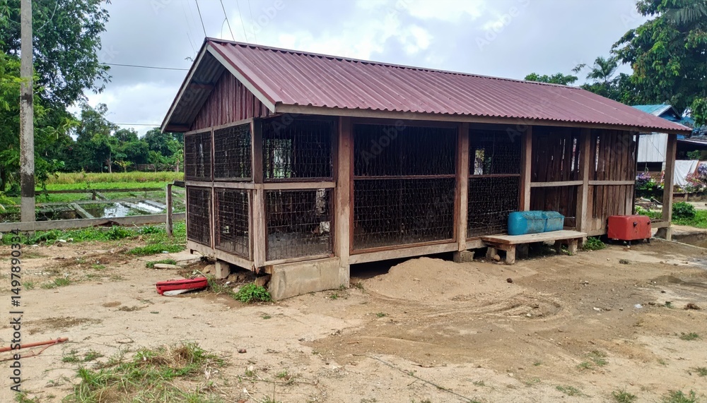 Resilient Dog Shelter in Complex Farmhouse Environment Resilient Dog Shelter in Complex Farmhouse Environment