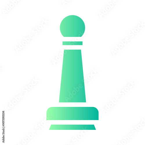 chess pawn gradient icon