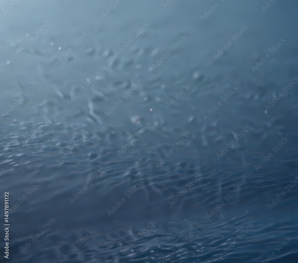 Obraz premium Subtle ocean-inspired blue gradient, smooth texture, image, view, color