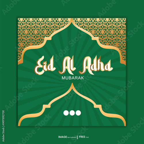 Eid Al Adha Social media post Design 