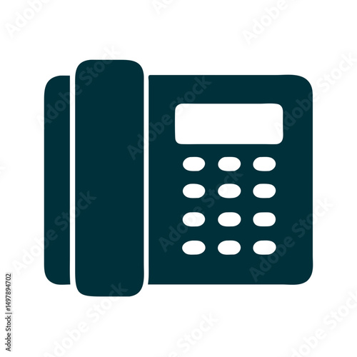telephone isolated on white background