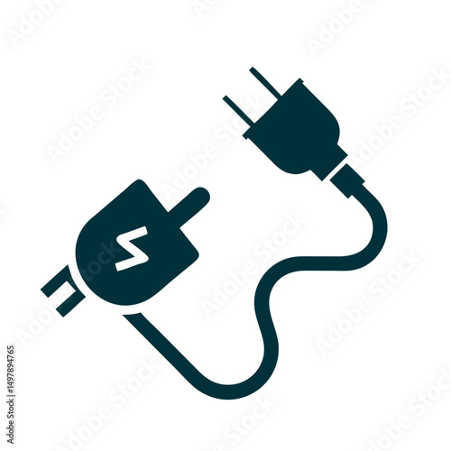 electric plug vector illustration