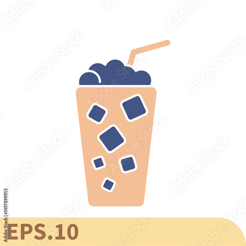soda icons symbol vector elements for infographic web