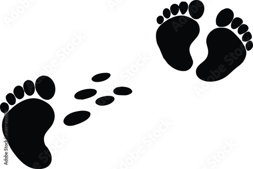 Baby Footprints in Sand