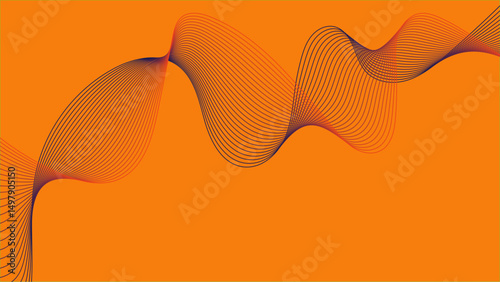 Multicolor web design. bland abstract vector wave stripe line template. swoosh speed line music and science technology vector flow background.