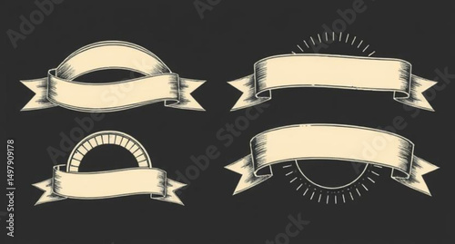 vintage ribbon stamp, ribbon seal banner, circular badge ribbon vintage, border ribbon scroll, framed ribbon emblem, vintage seal with ribbon, certified badge ribbon, official border ribbon, wax seal 