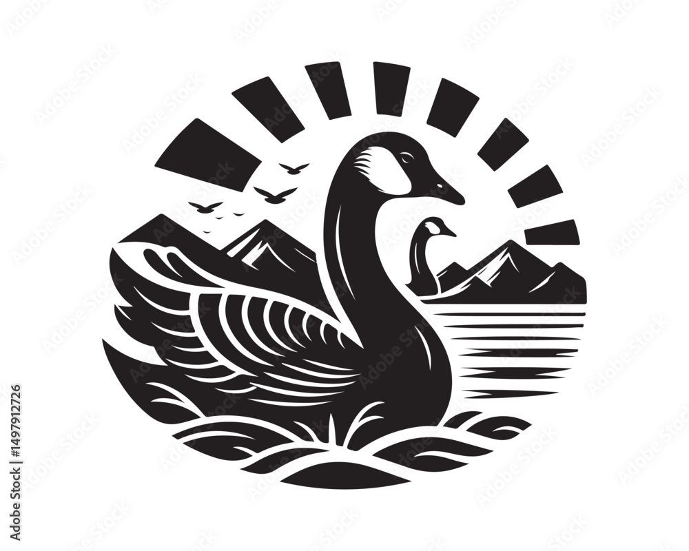 Obraz premium Goose 2.eps