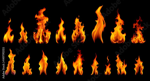 fire flame realistic, glowing firelight, orange fire stream, yellow fire burst, smooth flame, curving blaze, energy flame, vivid fire, flame tower, fire burst, rising heat, fire sparks, realistic pyro