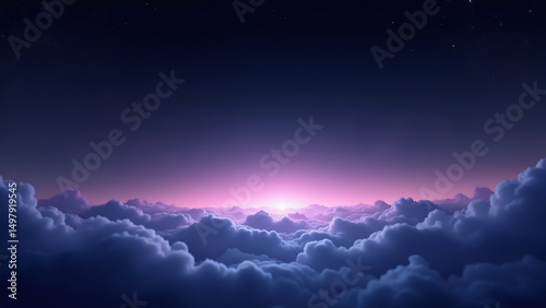 blue sky with clouds