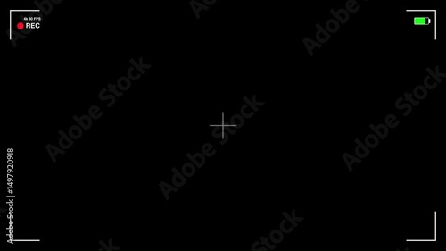 Video Recording Camera Frame with 4K Resolution