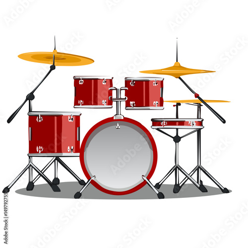 drum kit isolated