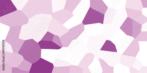Abstract Crystal Mosaic Seamless Geometric Pattern, Quartz Broken Glass Fragment Purple and Pink Hues.Vector illustration.To implement your design ideas, business subjects.