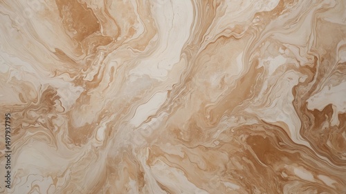 Swirling earth tones in marble texture art