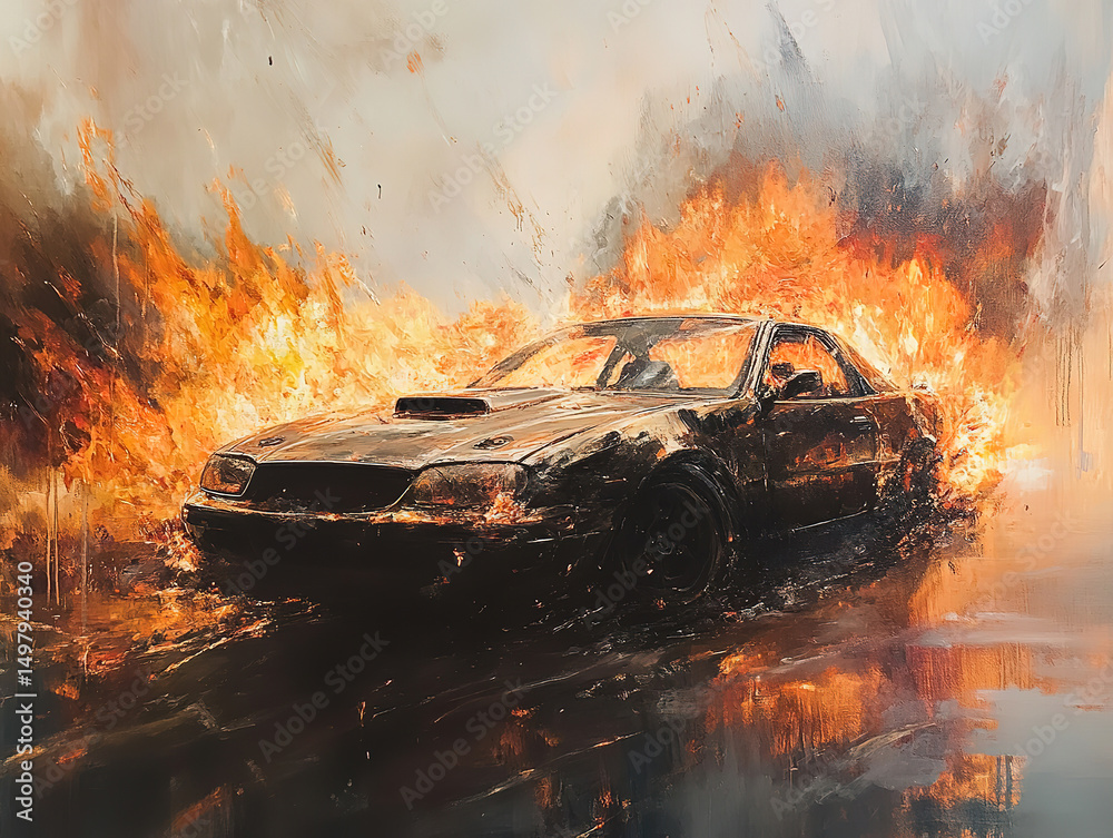 custom made wallpaper toronto digitalMiddle Zone Focus Depiction of Burnout and Mental Fatigue Concept