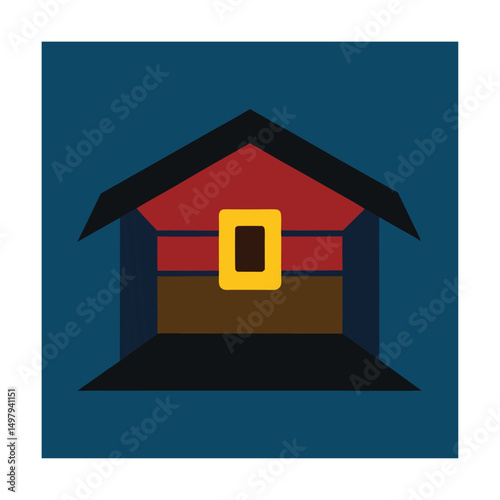 attic with mysterious trunk (2).eps