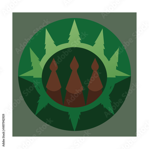 coven circle in forest (3).eps