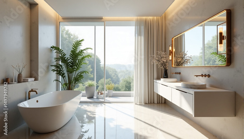modern bathroom interior
