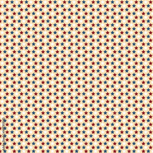 Retro pattern star of circus drawing. Background for circus poster.