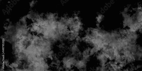 Abstract black and gray texture background with black wall texture design. Stone marble wall concrete texture horror dark concept in backdrop. Dark wall texture background.