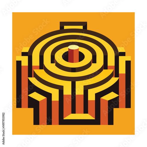 maze like catacombs.eps