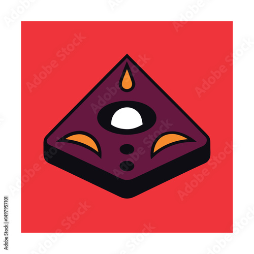 ouija board with planchette moving (3).eps