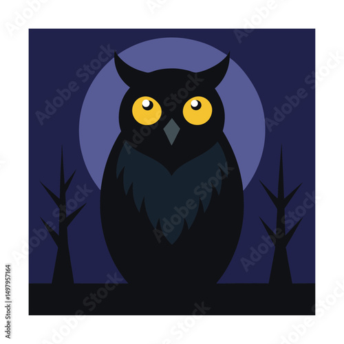 owl hooting in haunted woods (1).eps