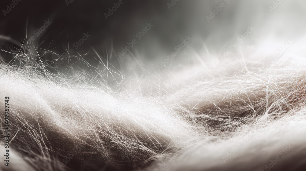 Fototapeta premium Macro view of textile and natural fiber textures
