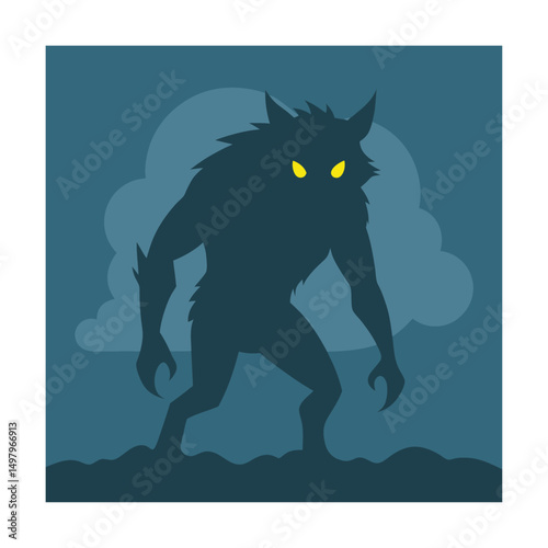 werewolf lurking in fog   (2).eps