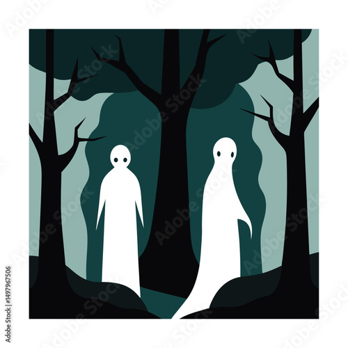 whispering woods with ghostly figures (1).eps