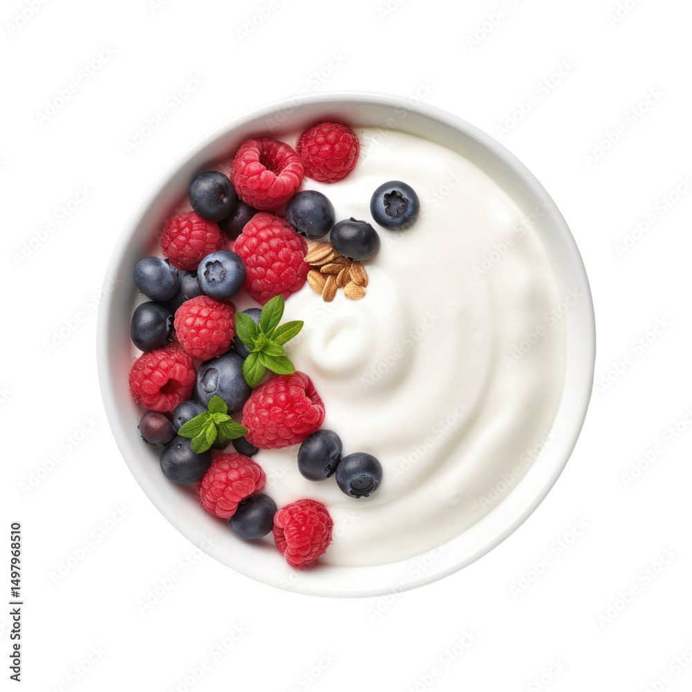 Bowl of Yogurt on Transparent Background
Bowl of Yogurt on Transparent Background