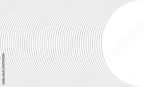 Fototapeta Naklejka Na Ścianę i Meble -  abstract simple grey arch line pattern art can be used background.