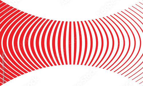 abstract simple red big to small squeeze line pattern can be used background.