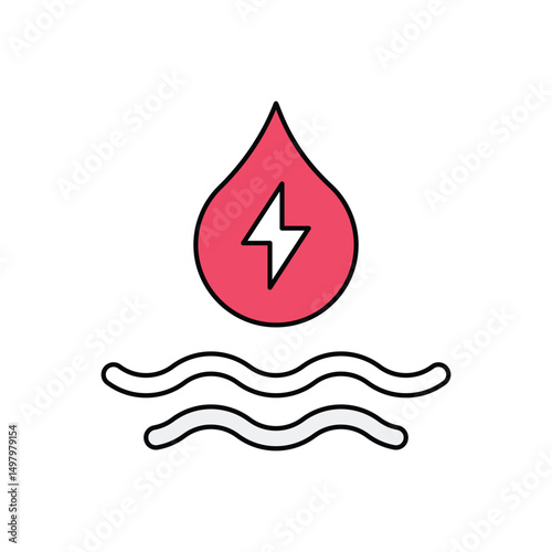 hydropower Vector icon
