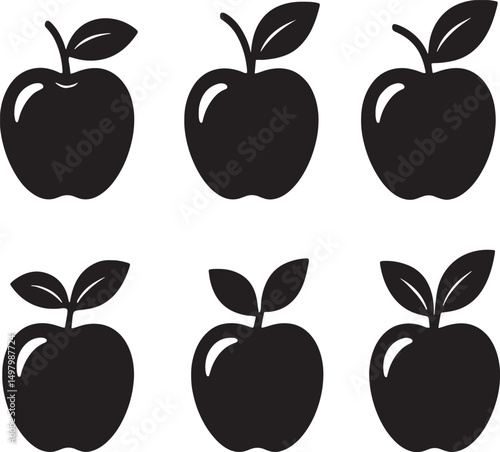 vector illustration of an apple
