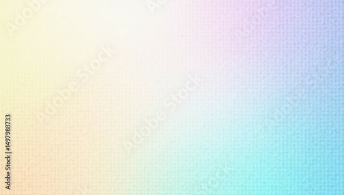 Light blue violet purple lilac pink orange yellow mint cyan green abstract background. Color gradient ombre. Colorful multicolor mix iridescent bright fun fantasy. Rough grain noise. Design template.
