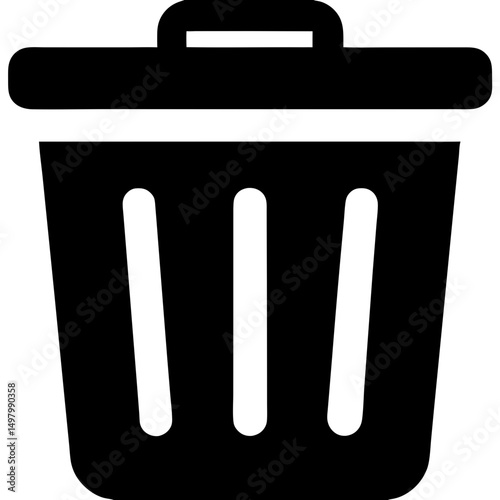 Trash Can Icon Delete Recycle Bin