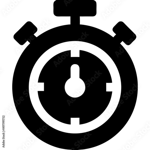 Stopwatch Icon Time Management Timer