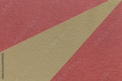 Texture old craft wine and brown paper background, macro. Vintage abstract red cardboard