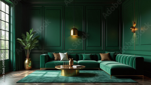 interior of a luxury hotel