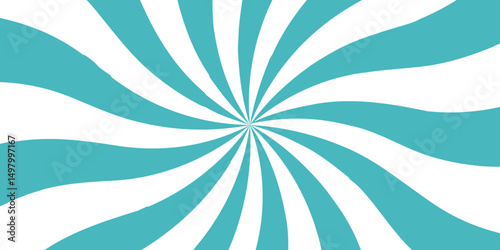 Dynamic sense of energy, reminiscent of retro posters or optical art. Converging psychedelic scalable stripes. Perfect for comic design, background, website, wallpaper, greeting card, invitation card