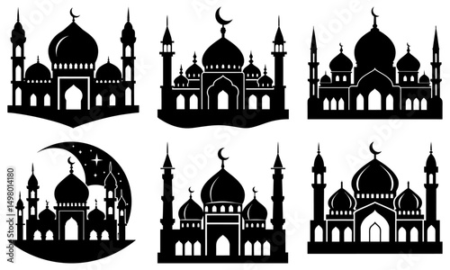 Mosque Silhouette vector
